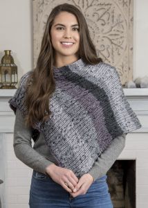 Cable Rib Poncho