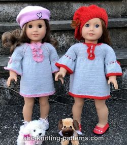 Robe taille empire vintage American Girl Doll