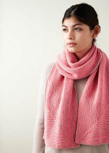 Little Mitered Stripes Scarf