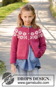 Daisy Delight Cardigan for Kids