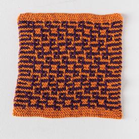 Knitting Patterns Galore - Mosaic Dishcloth