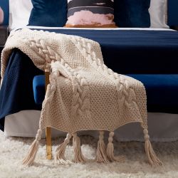 Bernat Tuck Stitch Blanket