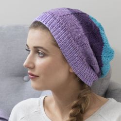 Slouchy Chevron Hat