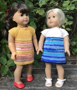 Dress Dolls Fashion clothes knitting  pattern KNM66 bolero and bag. 18" doll 