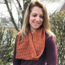 Electra Lite Chevron Lace Cowl