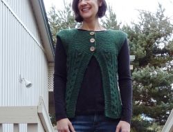 Cables & Garter Cardi