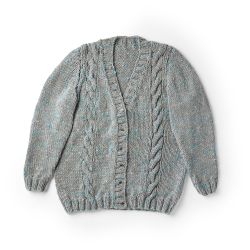 Simple Cable Cardigan