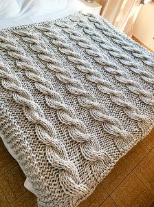 Cozy Cable Blanket