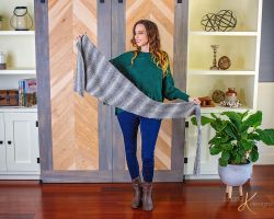 Boho Macrame Knit Wrap