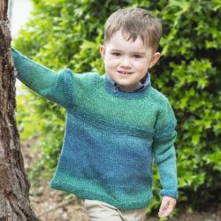 Top Down Gradient Kid's Sweater