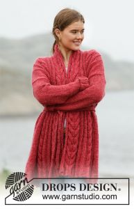 Winter Cardinal Cardigan