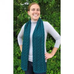 Green Lace Scarf