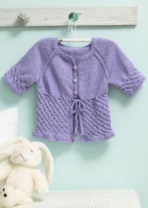 Baby Cabled Cardi