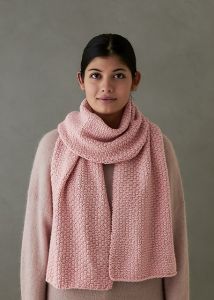 Staggered Fisherman's Rib Scarf