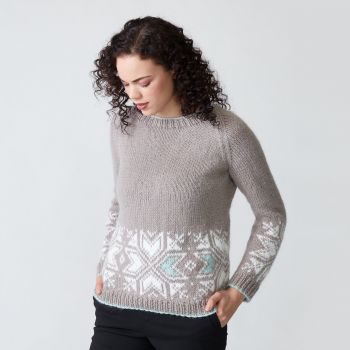 Graphic Snowflake Sweater