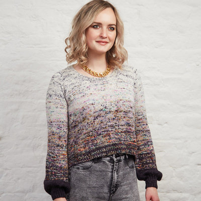 Knitting Patterns Galore - Le Pouf Pullover