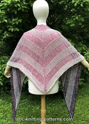 French Garden Brioche Shawl