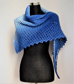 Wiam's Crafts Walk Through The Sky Shawlette