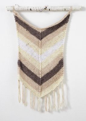 Chevron Fringe Wall Hanging