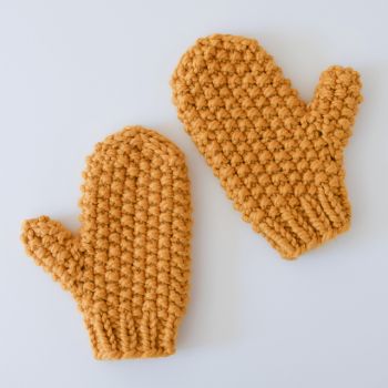 Seed Stitch Mittens