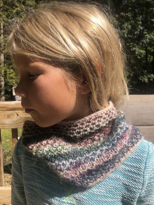 Broken Seed Stitch Cowl