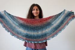 Garter Half Pi Shawl