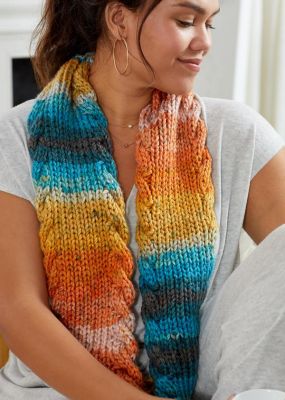 Cabled Colors Cowl