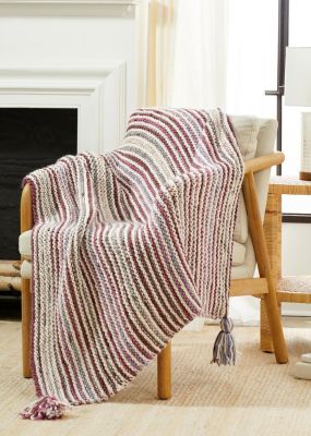 Striped Lap Blanket