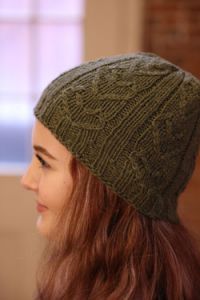 Quaker Hill Cable &Rib Heart Hat