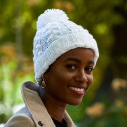 Red Heart Braided Cable Hat