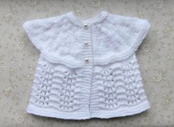 Old Shale Lace Baby Top