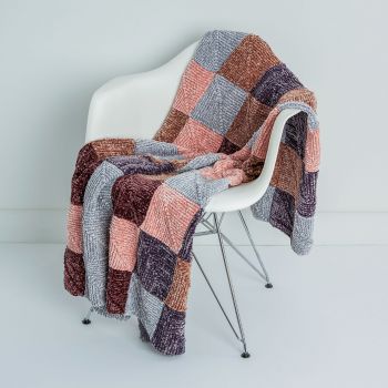 Just Keep Knitting Mitered Squares Blanket
