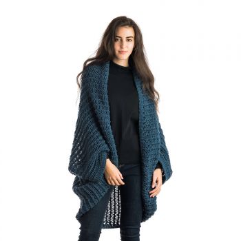 Comfy Easy Eyelet Stitch Cocoon