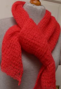 Winter's End Mohair Scarf