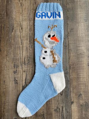 Snowman Christmas Stocking