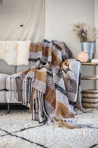 Moonstone Plaid Blanket