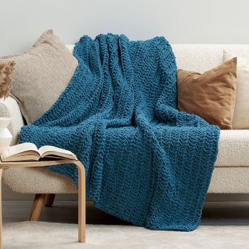 Easy Eyelet Stitch Afghan