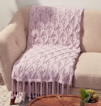 Tasseled Lace Blanket