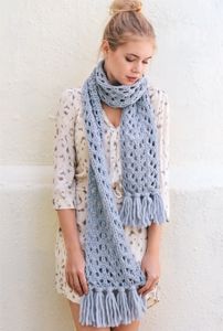 Chunky Lace Scarf