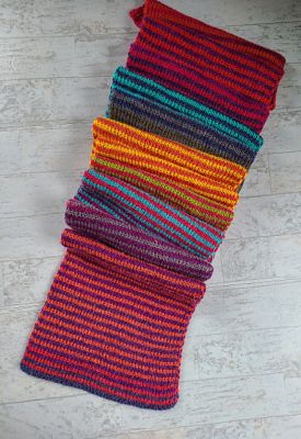 Mandala Striped Scarf