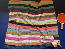A Quick Stripey Baby Blanket