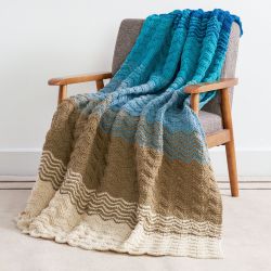 Seaside Sunset Blanket