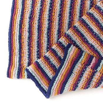 Taffy Stripes Throw