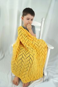 Herringbone Blocks Blanket