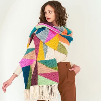 Fenangle the Angles Blanket Scarf