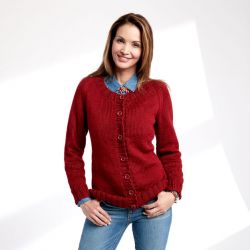 Adult Crew Neck Cardigan