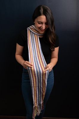 Clarabelle Striped Scarf