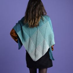 Emerald Domino Shawl