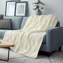 Twisted Stitch Blanket