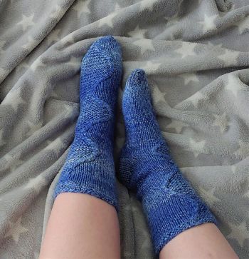 Knitting Patterns Galore - Tuonela River Socks